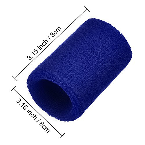 WILLBOND Wrist Sweatbands - color: Blue