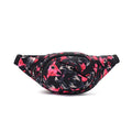 Ausion Fanny Pack Waist Bag for Men&Women Adjustable Belt Hip Bum Bag Fashion Water Resistant Hiking Waist Bag for Traveling Casual Running Hiking Cycling - color: multi-red