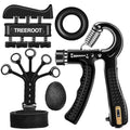 5PCS Grip Strength Trainer Kits, Hand Gripper Strengthener, Forearm Strengthener, Forearm Exerciser, Finger Exerciser, Wrist Strengthener, Stress Relief Ball, Grip Ring