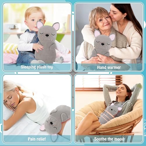 French Bulldog Microwave Heating Pad for Period Cramps & Pain Relief - style: French Bulldog