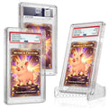 One-Piece PC Graded Card Slab Protector for PSA and CGC, Clear Bling - color: Clear Bling