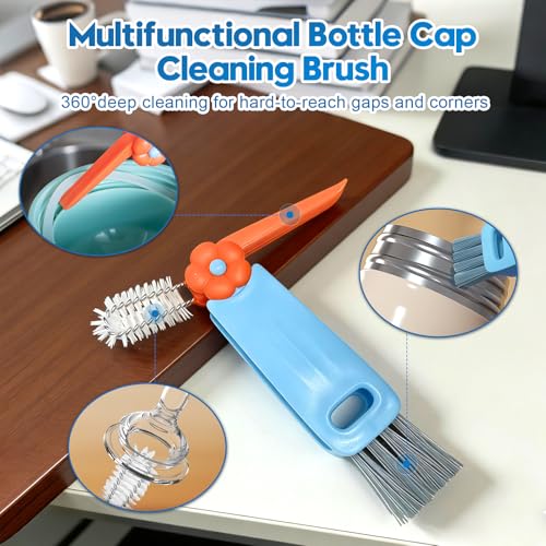 14 Pcs Bottle Brush Cleaner Set for Bottles, Cups and Straws Cleaning