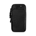Sports Armband Phone Holder Sweatproof Large Capacity Arm Band for Jogging Running Walking Smart Phone Holder Armband (Black)