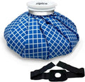 Ice Bags for Injuries, Classic No-Leak Elastic Breathable Ice Pack, Cold and Heat Treatment Ice Bag, Can Relieve Headaches, Migraines, Sports Injuries Swelling Pain, 9 Inch (2 Sets) - size: 9"