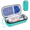 Portable Zepbound & Mounjaro Travel Case TSA Approved, GLP-1 Pen Cooler for 2 Injection Pens, EVA Insulated Medicine Travel Case with 2 Ice Packs for Flights and Daily Use, Green - color: Green