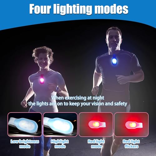 Nurse Night Light Rechargeable LED Clip on Flashlight for Night Shift - color: Blue