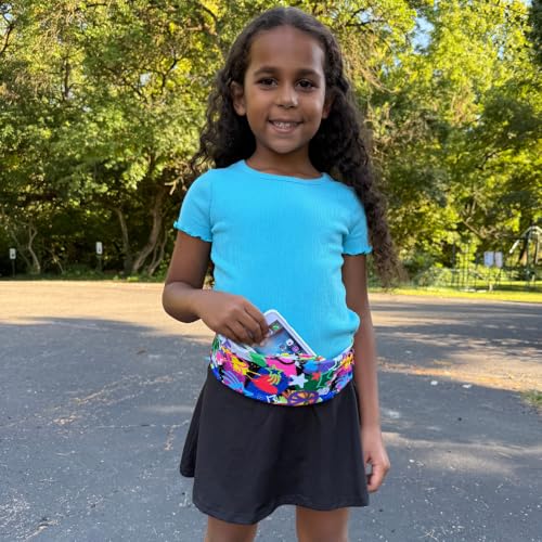 BANDI KIDS Pocket belt for Medical, Sports, Play Comfortable fit Adjustable waist pack, Made In USA - color: Star Power