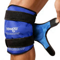 NEWGO Ice Pack for Knee Injuries Reusable, 360° Full Wrap, XL, Blue - color: XL Blue 1-pack