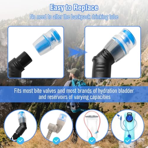 Bite Valve ON-Off Switch Tube Nozzle Replacement for Hydration Bladder