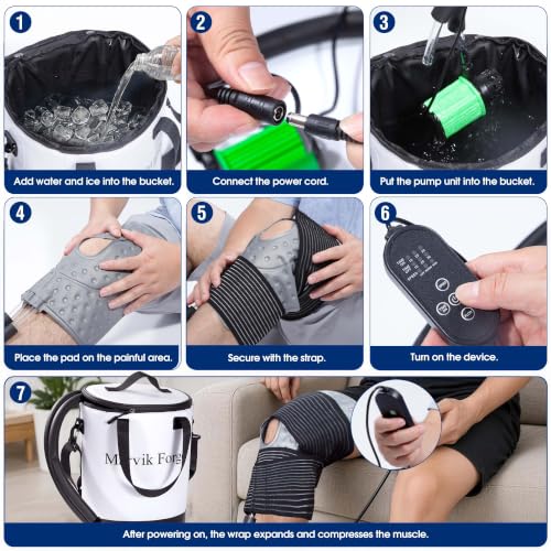 Cold Therapy Machine for Knee After Surgery with Programmable Timer
