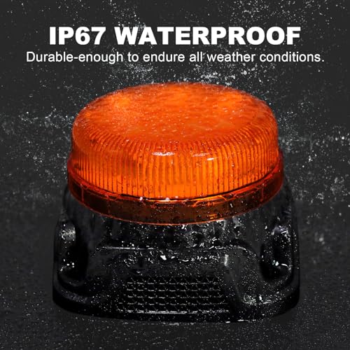 Agrieyes W223S w/Reverse Alarm Amber LED Beacon Lights, Emergency Strobe - size: Screw1