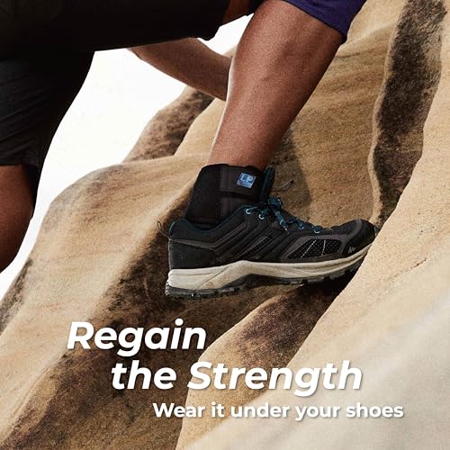 LP 768CN Adjustable Ankle Stabilizer Brace for Men & Women - color: Blue, size: S