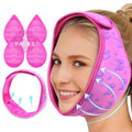 Wisdom Teeth Ice Pack Head Wrap for Pain Relief - Cold Hot Therapy for Face - color: Pink