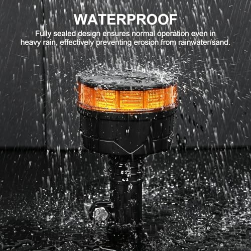 1Pcs Led Beacon Light Amber Emergency Strobe Lights - color: Beacon Light - B