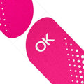 OK TAPE Synthetic Kinesiology Tape, Precut Athletic Tape 1 Roll (Pink, 100 PCS) - color: Pink, size: 100 PCS