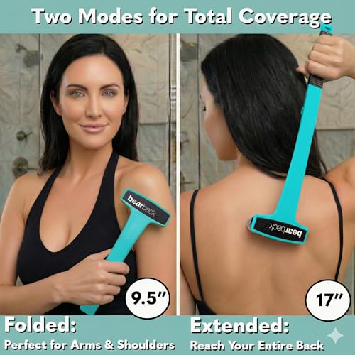 bearback Long Handle Lotion Applicator for Back, Legs & Feet, Women/Men