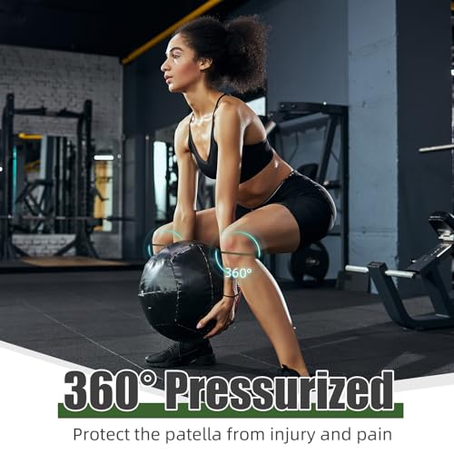 Foilswirl Patella Knee Band Basketball Knee Strap,2,Army Green,M - color: Army Green, size: M