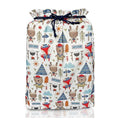 Gather & Knot Drawstring Gift Bags | Premium Canvas | 22" Extra Large | Reusable Fabric Wrap for Boys Baby Shower or Birthday | XL Adventure Flat Bottom - color: XL Adventure