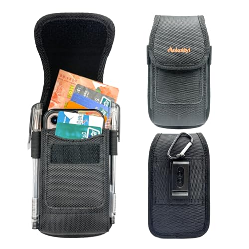 Phone Holster, Nylon Belt Clip Pouch