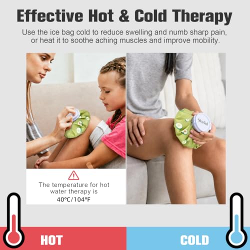 Ice Packs for Injuries Reusable, 3 Sizes, Avocado - color: Avocado