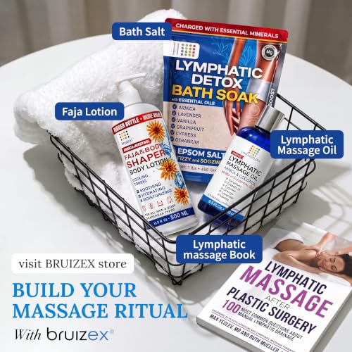 Lymphatic Drainage Massager, Fibro Roller Ball for Post Surgery Recovery