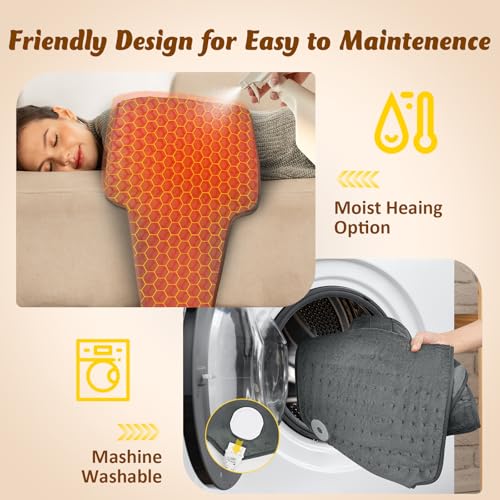 Heating Pad for Back and Period Cramps - color: Blackish Green