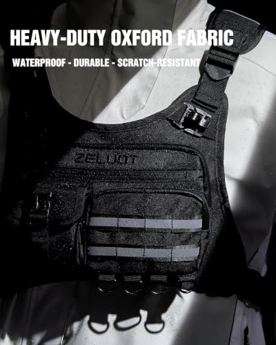 Zelvot Running Vest with 2L Water Bladder, 12L Water Backpack for Men Women