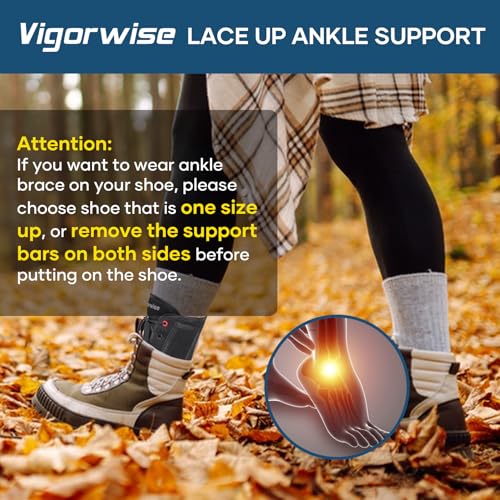 Lace up Ankle Brace 1Pcs Ankle Stabilizer Brace for Men Women L - color: Dark Black, size: Large