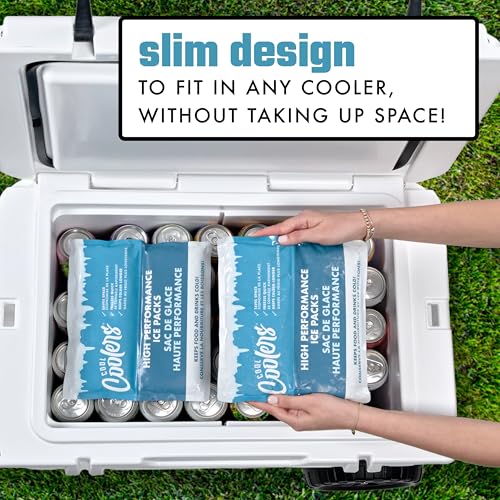 Cool Coolers by Fit & Fresh XL High Performance Cooler Ice Packs, 2pk - color: Teal (2 Pack)