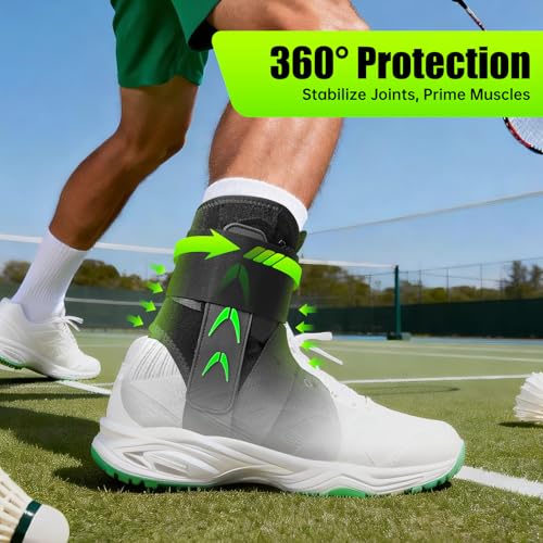 Quick Lace Up Ankle Brace with Stabilizing Pads for Men & Women(S) - size: Small