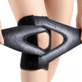 Knee Brace for Men and Women, Dual X-Straps and 4 Side Stabilizers - color: Black, size: X-Large