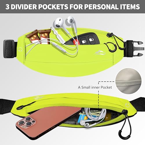 Running Fanny Pack Whole Bag Reflective, Running belt for Women &Men,Sweatproof Phone Holder Workout, Running Waist Pack(yellow) - color: yellow