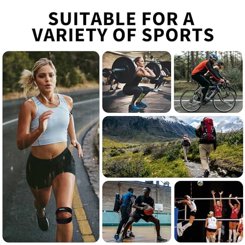 EULANT Patellar Tendon Support Strap Knee Brace Patella Stabilizer for Knee Pain Relief, Dual Patella Knee Straps for Running, Arthritis, Jumper, Tennis Injury Recovery