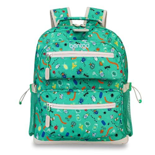 Bentgo Kids Print Durable & Water-Resistant Backpack - color: Bug Buddies, size: Kids Medium