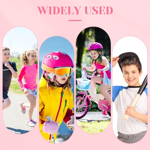 Haysandy 4 Pcs Kids Ankle Brace Support, Pink, 5-10 Years - color: Pink, size: 5-10 Years