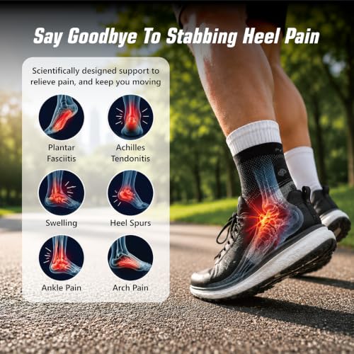 Strassburg Sock Plantar Fasciitis Socks for Sprained Ankle Support, Compression Socks with Adjustable Strap for Plantar Fasciitis Relief, Ankle Brace Sleeve Achilles Tendonitis Pain Relief(Green-M) - color: Green