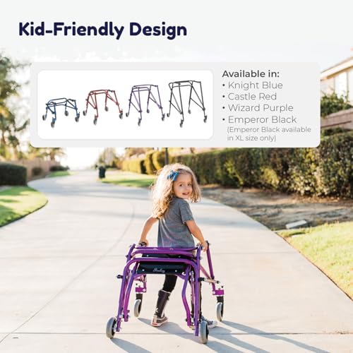 Inspired by Drive Nimbo 2G Posterior Walker, Castle Red, XS - color: Castle Red, size: X-Small (Pack of 1)
