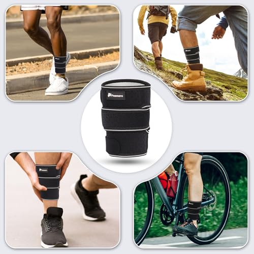 Shin Splints Compression Wrap for Medial Tibial Stress Syndrome (MTSS), Shin Compression Sleeve for Shin Splints Relief, Swelling, Sprains & Tears, Tibial Splint Support for Men & Women (XL, 1 Pcs) - size: XL, style: 1 Pcs