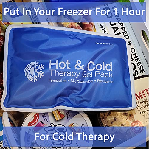 Roscoe Hot Cold Pack Combo, All 3 Sizes, Blue - size: All 3 Sizes