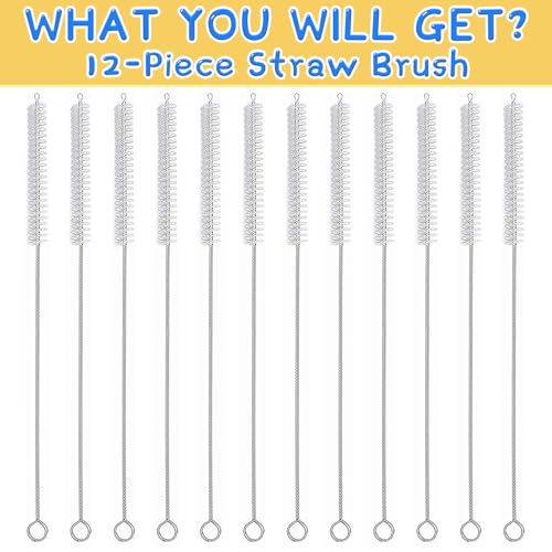 LEDUO 12 Straw Cleaner Brushes for Stanley 40 oz 30 oz 20 64 oz Tumbler Mug