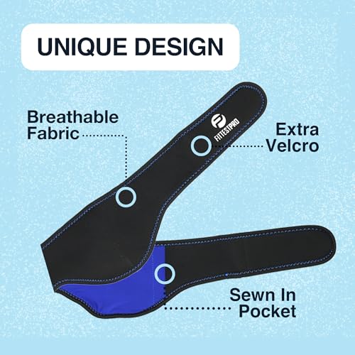 Fittest Pro Wisdom Teeth Ice Pack Head Wrap Jaw Ice Pack for Face Oral Surgery, 4 Hot Cold Gel Pack for TMJ, Tooth Extraction, Tonsillectomy Recovery - style: Jaw