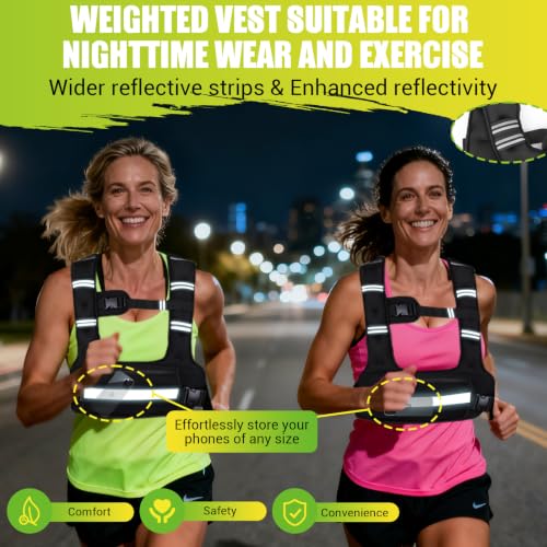 Adjustable Weighted Vest for Women, 6-12lb U-Shaped Weight Vest for Walking