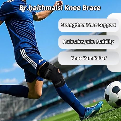 Hinged Knee Brace for Men,Women,Knee Pain,Arthritis,Meniscus Tear(Medium) - size: Medium