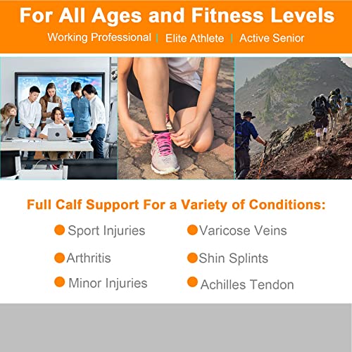 Cosmos Neoprene Calf Skin Compression Sleeve for Outdoor Sports