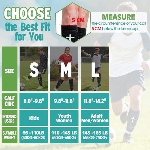 Soccer Shin Guards for Kids Youth and Adults, Honeycomb Padded - color: Black, size: Medium
