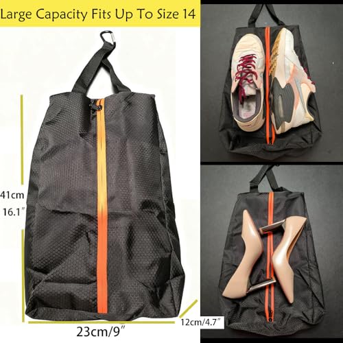 Smell Proof Golf Cleat Bag Water Resistant Storage for Soccer Shoes