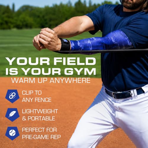 Bucwild Sports Baseball Resistance Bands - Pitching Bands for Youth & Adult - color: Black Band (Youth - Age 12)