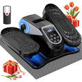 Under Desk Elliptical Mini Electric Leg Exerciser While Sitting for Seniors - color: Black