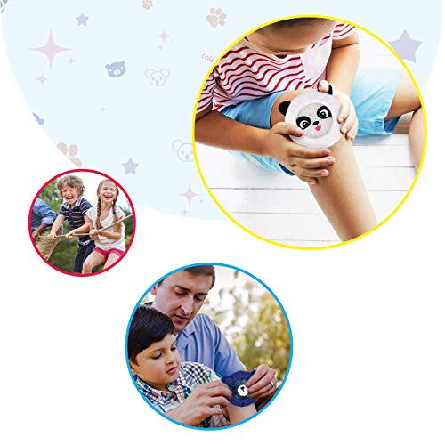 Leonns Kids Ice Packs for Boo Boos | Reusable Gel, Animal Cover, 4-Pack - style: 4-Pack (Panda)