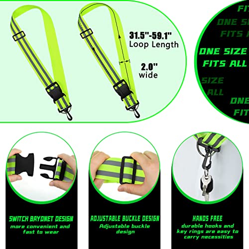 Saintrygo Reflective Sash for Walking - color: Green